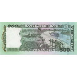 Bangladesh - Pick 58c - 500 taka - Série খ ক - 2013 - Etat : NEUF