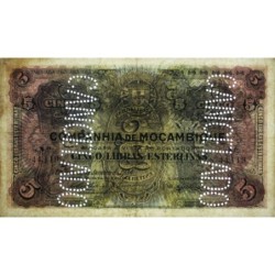 Mozambique (Companhía de) - Pick R 32_1 - 5 libras esterlinas - 15/01/1934 - Etat : TTB