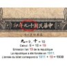 Chine - Cent. B. of China - Shanghai - Pick 326d_2 - 5 customs gold units - Série KF - 1930 - Etat : B-