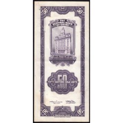 Chine - Cent. B. of China - Shanghai - Pick 329_2 - 50 customs gold units - Série UC - 1930 - Etat : SPL