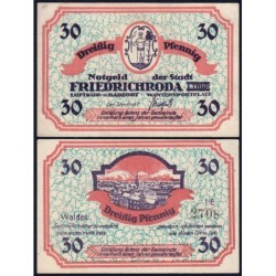 Allemagne - Notgeld - Friedrichroda - 30 pfennig - Type 1E - 1920 - Etat : SPL