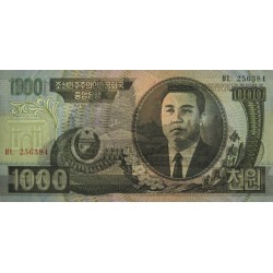 Corée du Nord - Pick 45b - 1'000 won - Série ㅂㄴ - 2006 - Etat : NEUF