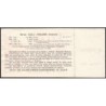 Colonie Française de Monaco - Loterie - 1 franc - 16/02/1940 - Etat : TTB+