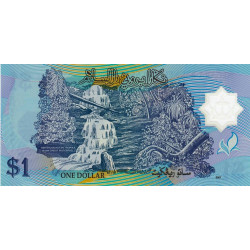 Brunei - Pick 22b - 1 dollar - 2007 - Polymère - Etat : NEUF