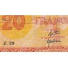 Djibouti - Pick 15 - 20 francs - Série Z.20 - 1944 - Etat : AB