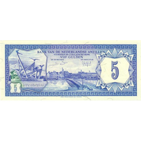 Antilles Néerlandaises - Pick 15b - 5 gulden - 01/06/1984 - Etat : NEUF