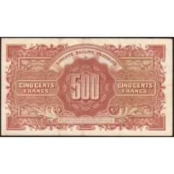 VF 11-02 - 500 francs - Marianne - 1945 - Série 17M - Etat : TB+