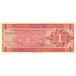Antilles Néerlandaises - Pick 20a - 1 gulden - Série D - 08/09/1970 - Etat : NEUF