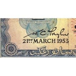 Malaisie et Bornéo Britannique - Pick 1a - 1 dollar - Série A/10 - 21/03/1953 - Etat : TB