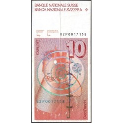 Suisse - Pick 53d_3 - 10 francs - Série 82P - 1982 - Etat : TB+