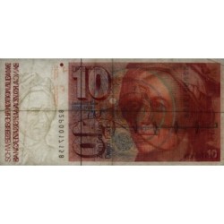Suisse - Pick 53d_3 - 10 francs - Série 82P - 1982 - Etat : TB+