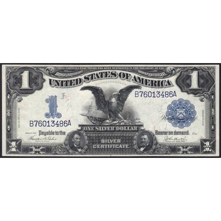 Etats Unis - Pick 338c_5 - 1 dollar - Série B A - 1899 - Etat : SUP+ à SPL