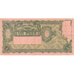 Argentine - Pick 243_4 - 1 peso - Série B - 1912 - Etat : TB+