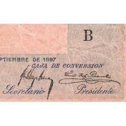 Argentine - Pick 243a - 1 peso - Série B - 1908 - Etat : TB+