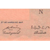 Argentine - Pick 257_2 - 1 peso - Série N - 1948 - Etat : SPL