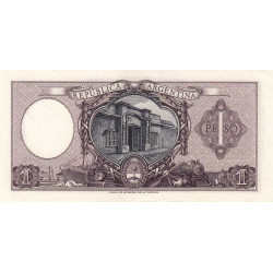 Argentine - Pick 263b_1 - 1 peso - Série D - 1956 - Etat : SPL+