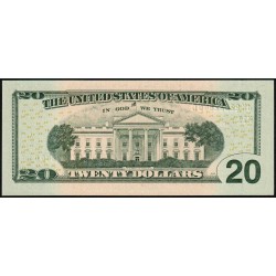 Etats Unis - Pick 533_1 - 20 dollars - Série JK C - 2009 - Dallas - Etat : NEUF