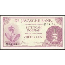 Indes Néerlandaises - Pick 97 - 1/2 gulden - Série AB/6 - 1948 - Etat : NEUF