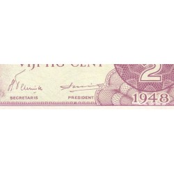 Indes Néerlandaises - Pick 97 - 1/2 gulden - Série AB/6 - 1948 - Etat : NEUF