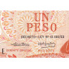 Argentine - Pick 293 - 1 peso - Série E - 1974 - Etat : NEUF