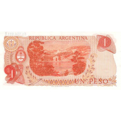 Argentine - Pick 293 - 1 peso - Série E - 1974 - Etat : SPL