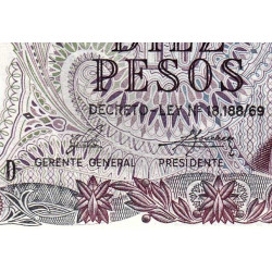 Argentine - Pick 295_4 - 10 pesos - Série D - 1976 - Etat : NEUF