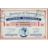 1937 - Loterie Nationale - 2e tranche - 1/10ème - Banque de Valence - Etat : TTB+
