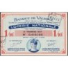 1937 - Loterie Nationale - 2e tranche - 1/10ème - Banque de Valence - Etat : TTB+
