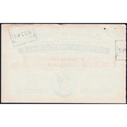 1937 - Loterie Nationale - 2e tranche - 1/10ème - Banque de Valence - Etat : TTB
