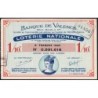 1937 - Loterie Nationale - 2e tranche - 1/10ème - Banque de Valence - Etat : TTB+
