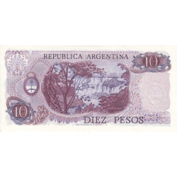 Argentine - Pick 300 - 10 pesos - Série D - 1976 - Etat : NEUF