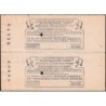 1943 - Loterie Nationale - 13e tranche A B - 1/10ème - Gueules cassées - Etat : TTB+