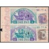 1943 - Loterie Nationale - 13e tranche A B - 1/10ème - Gueules cassées - Etat : TTB-