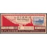 1943 - Loterie Nationale - 12e tranche B - 1/10ème - R. Flacher - Etat : TTB+