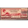 1943 - Loterie Nationale - 12e tranche A - 1/10ème - R. Flacher - Etat : TTB+