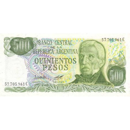 Argentine - Pick 303b_2 - 500 pesos - Série C - 1979 - Etat : NEUF