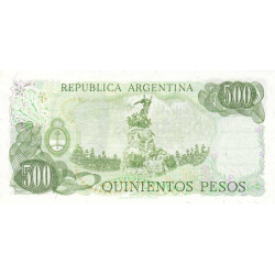 Argentine - Pick 303b_2 - 500 pesos - Série C - 1979 - Etat : NEUF