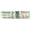 Gibraltar - Pick 21b - 5 pounds - Série E - 04/08/1988 - Etat : NEUF