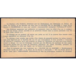 1957 - Loterie Nationale - 22e tranche Gr. III - 1/10ème - Débitants Tabac - Etat : TTB+