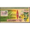 1957 - Loterie Nationale - 23e tranche Gr. I - 1/10ème - Débitants Tabac - Etat : TTB+
