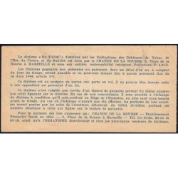 1957 - Loterie Nationale - 24e tranche Gr. I - 1/10ème - Débitants Tabac - Etat : TTB+