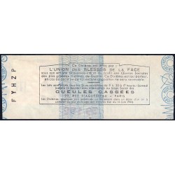 1957 - Loterie Nationale - 37e tranche Gr. III - 1/10ème - Gueules Cassées - Etat : TTB+