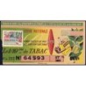 1957 - Loterie Nationale - 37e tranche Gr. IV - 1/10ème - Débitants Tabac - Etat : TB-