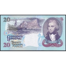 Gibraltar - Pick 27a - 20 pounds - Série AA - 01/07/1995 - Etat : SPL+