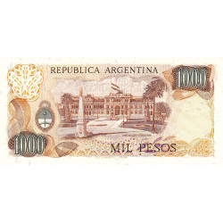 Argentine - Pick 304c_2 - 1'000 pesos - Série H - 1981 - Etat : SPL