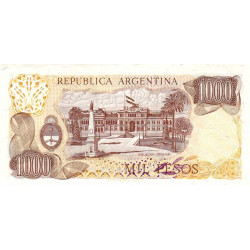 Argentine - Pick 304d_1 - 1'000 pesos - Série H - 1982 - Etat : NEUF