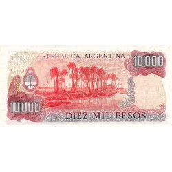 Argentine - Pick 306a_2 - 10'000 pesos - Série F - 1977 - Etat : NEUF