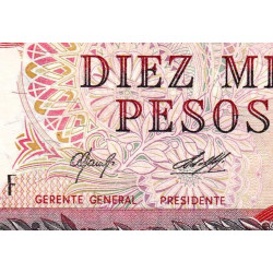 Argentine - Pick 306a_2 - 10'000 pesos - Série F - 1977 - Etat : NEUF