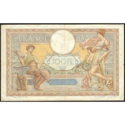 F 24-15 - 13/02/1936 - 100 francs - Merson grands cartouches - Série U.50495 - Etat : TTB-