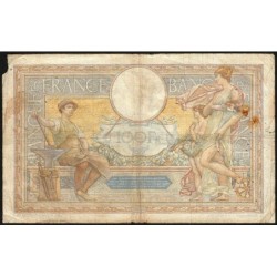 F 24-15 - 12/03/1936 - 100 francs - Merson grands cartouches - Série D.50566 - Etat : B
